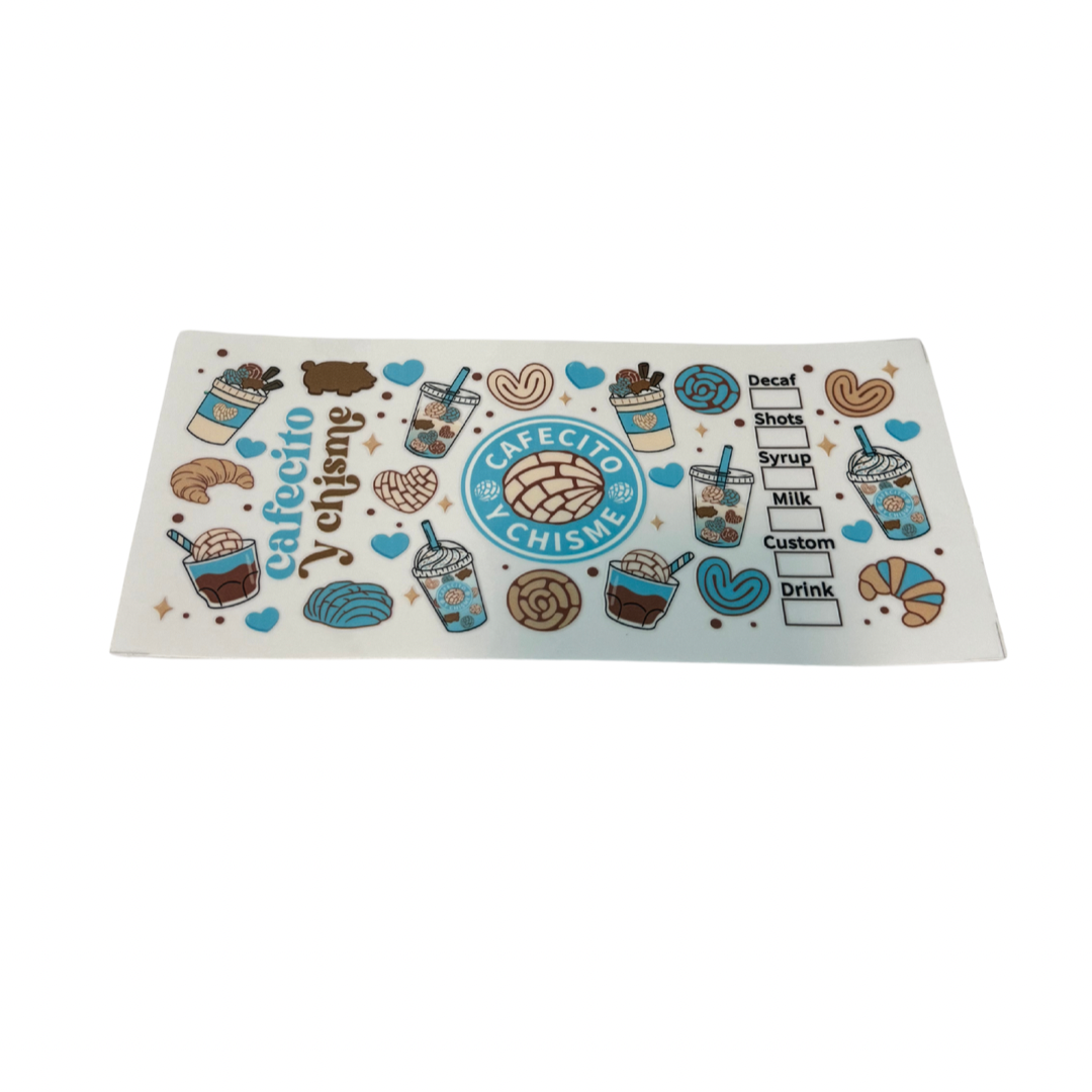 CAFECITO Decal EXTRA LARGE