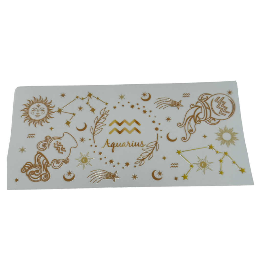 Aquarius Zodiac Decal EXTRA LARGE
