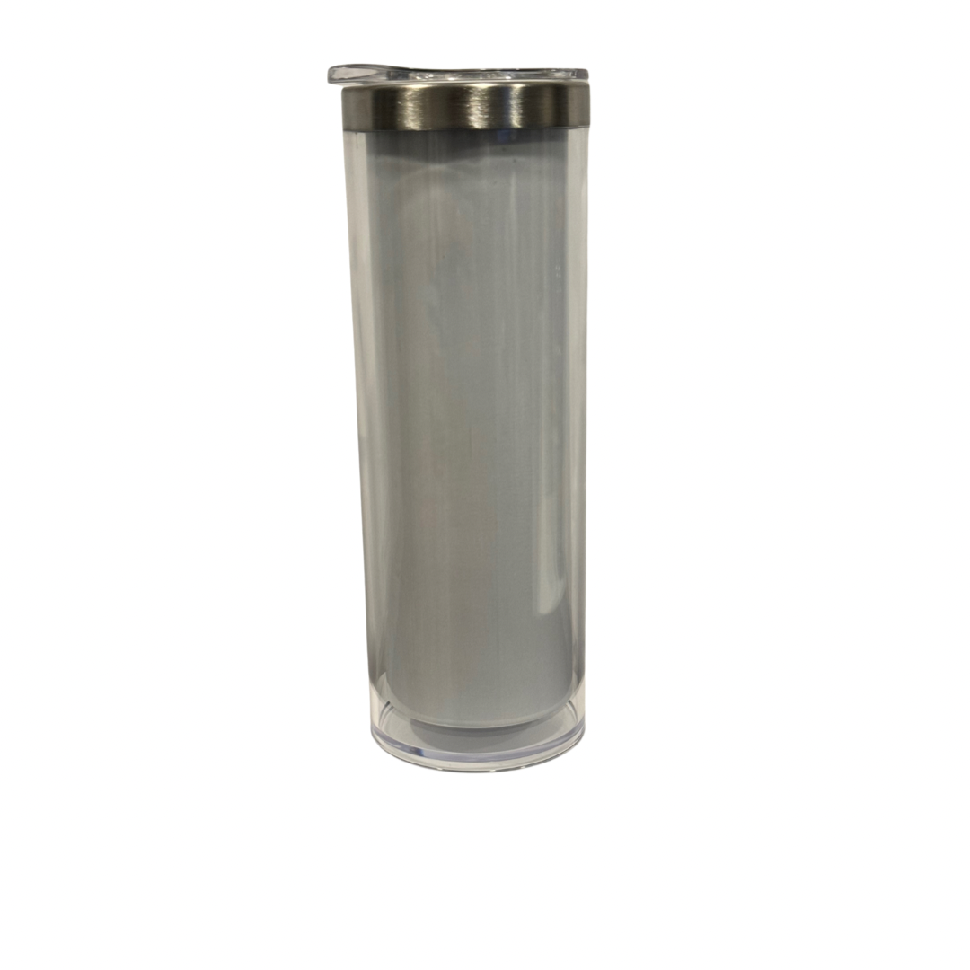 20 oz Acyclic Snow Globe Tumbler