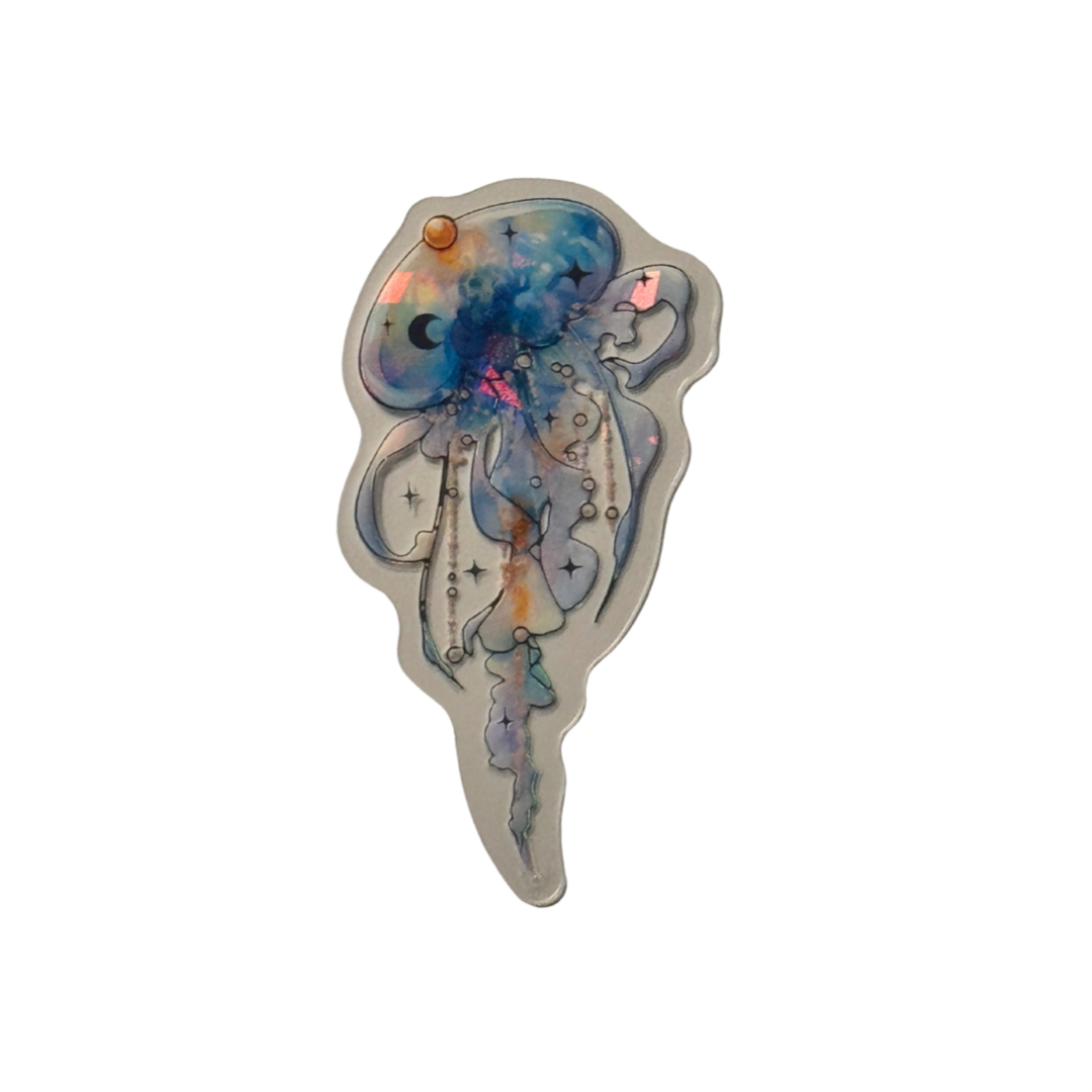 Holographic Jellyfish Decal MEDIUM