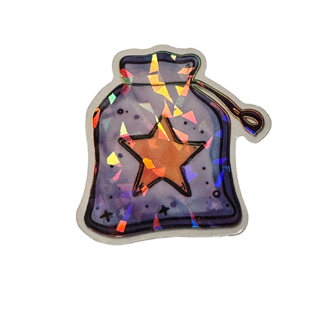 Holographic Bag Decal MEDIUM