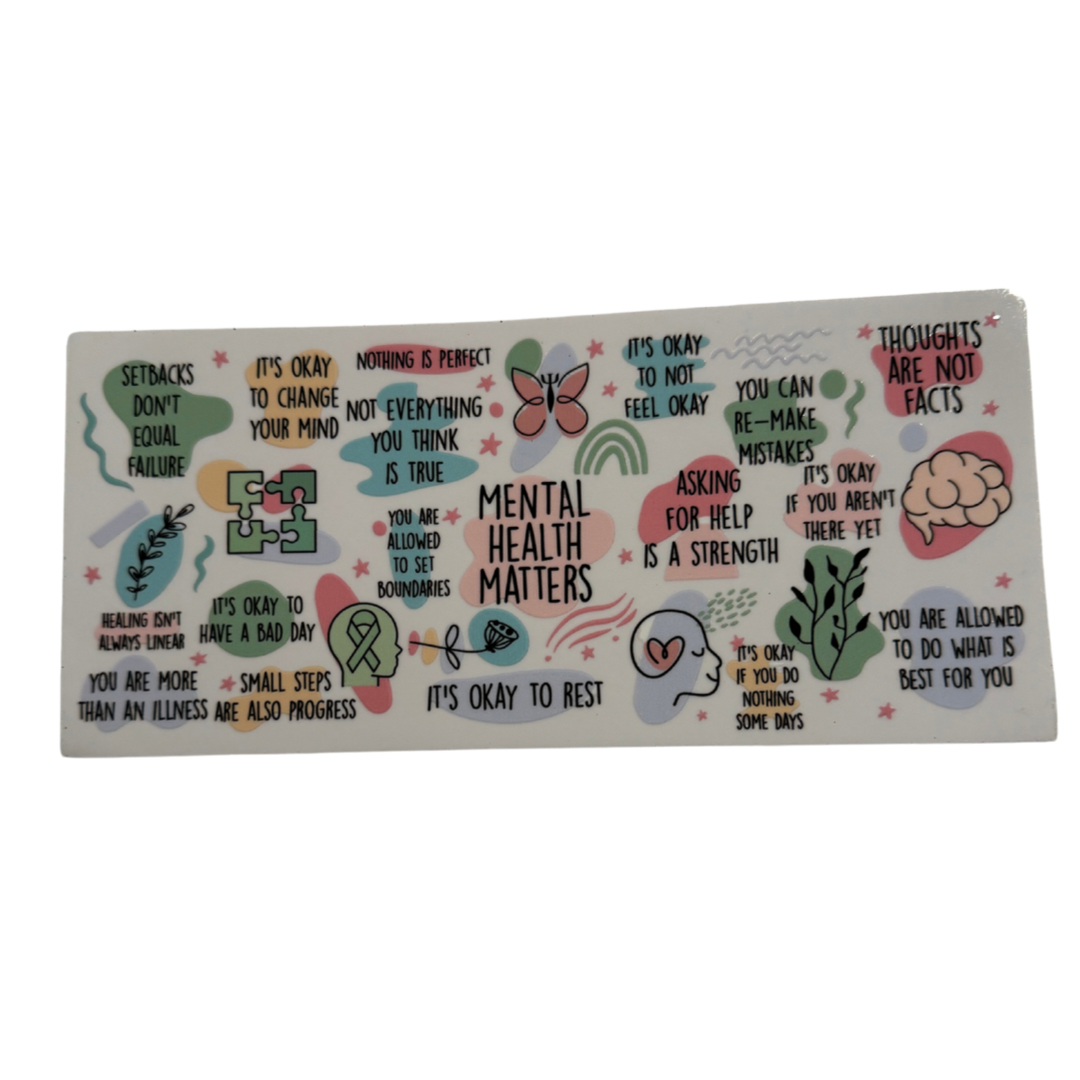 Mental Health Decal EXTRA LARGE