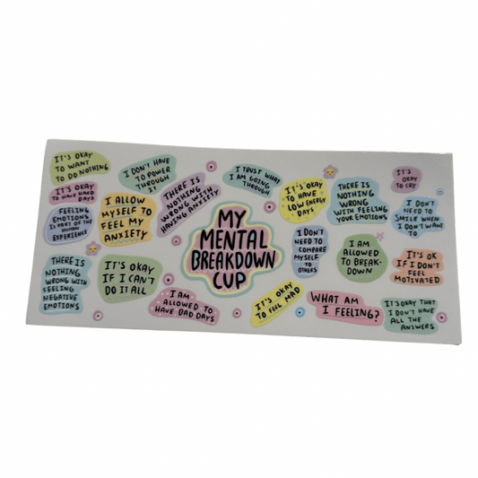 Mental Breakdown Decal EXTRA LARGE