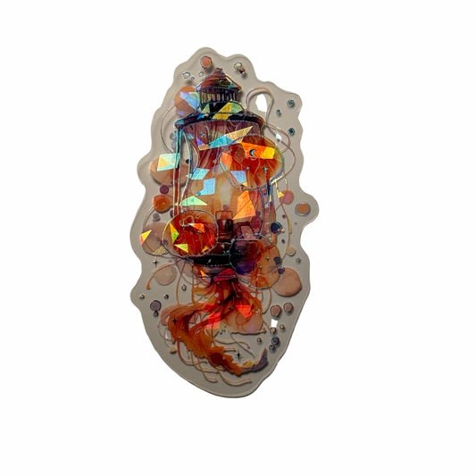 Holographic Jellyfish Decal MEDIUM