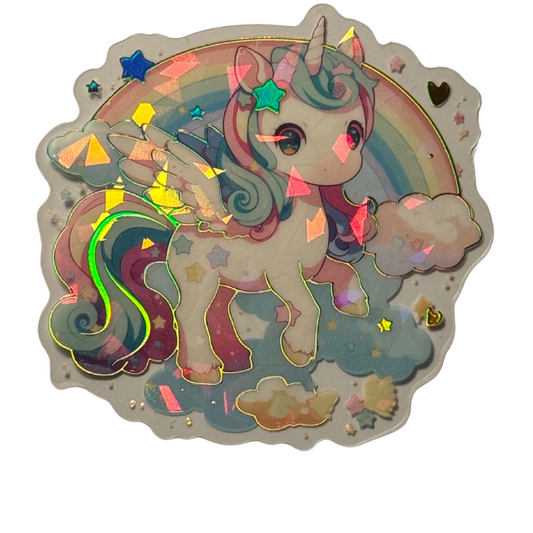 Holographic Pony Decal MEDIUM