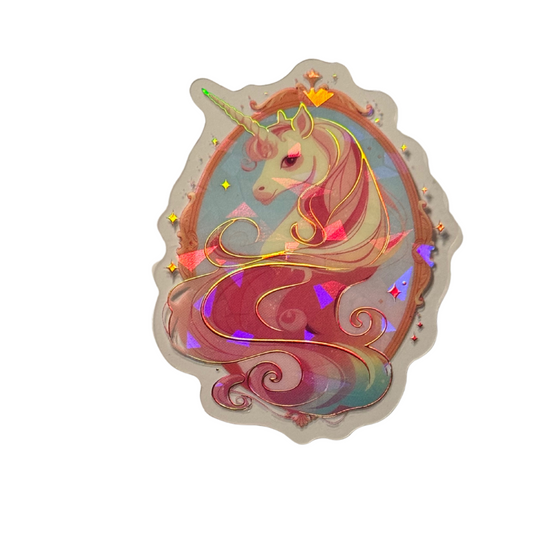 Holographic Pony Decal MEDIUM
