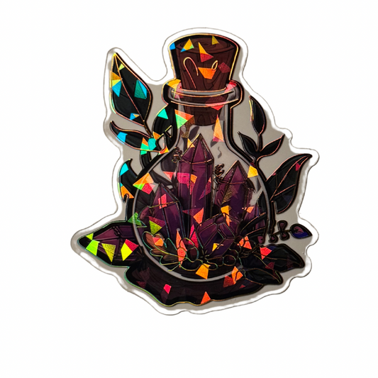 Holographic Crystal Decal MEDIUM