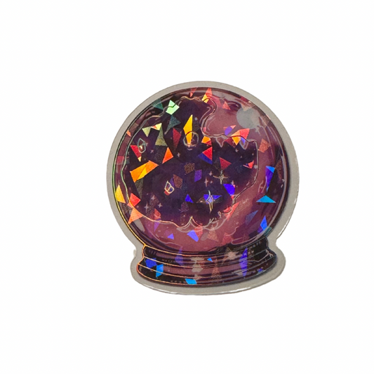 Holographic Crystal Ball Decal MEDIUM