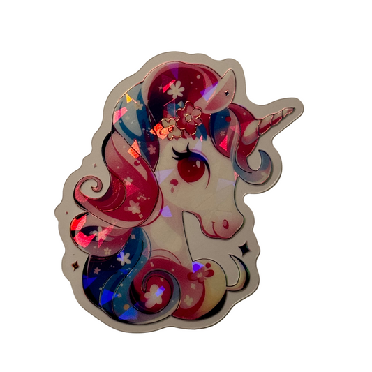 Holographic Pony Decal MEDIUM