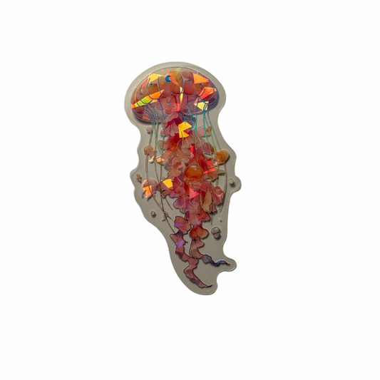 Holographic Jellyfish Decal MEDIUM