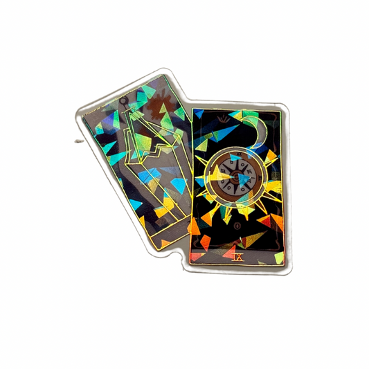 Holographic Tarot Decal MEDIUM