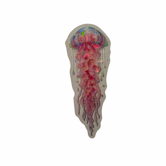 Holographic Jellyfish Decal MEDIUM