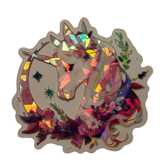 Holographic Pony Decal MEDIUM