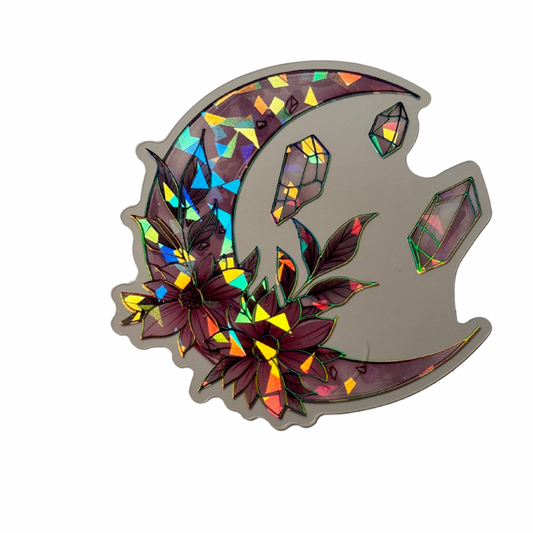 Holographic Moon Decal MEDIUM