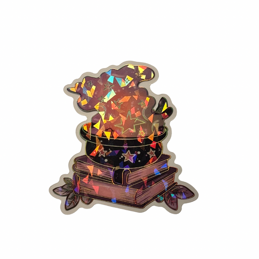 Holographic Book Decal MEDIUM