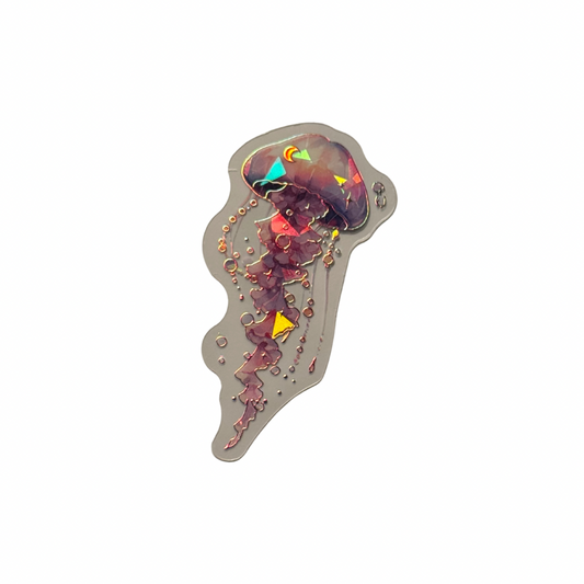 Holographic Jellyfish Decal MEDIUM