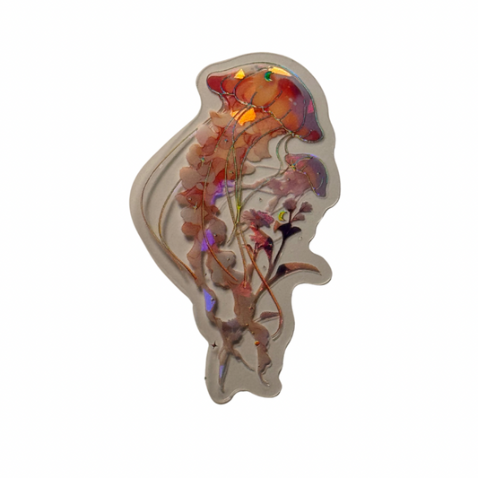 Holographic Jellyfish Decal MEDIUM