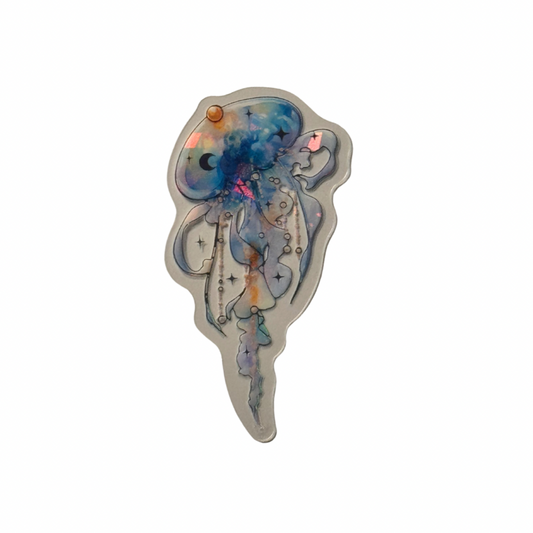 Holographic Jellyfish Decal MEDIUM