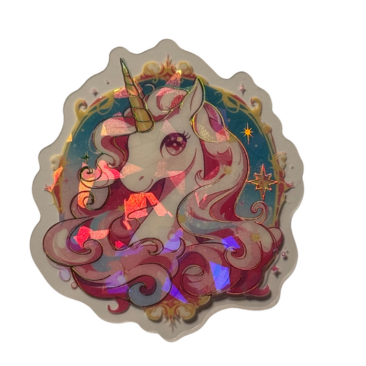 Holographic Pony Decal MEDIUM