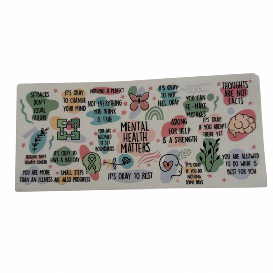 Mental Health Decal EXTRA LARGE